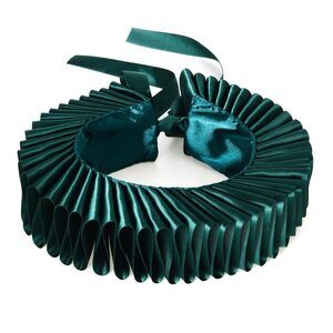 6365 Clown Collar,jester Neck Ruffle Collar,satin Detachable